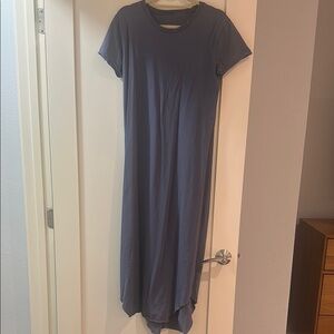 NEW Frank & Eileen Blue High Low Casual Dress